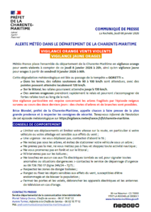 Vigilance vents violants / Orages